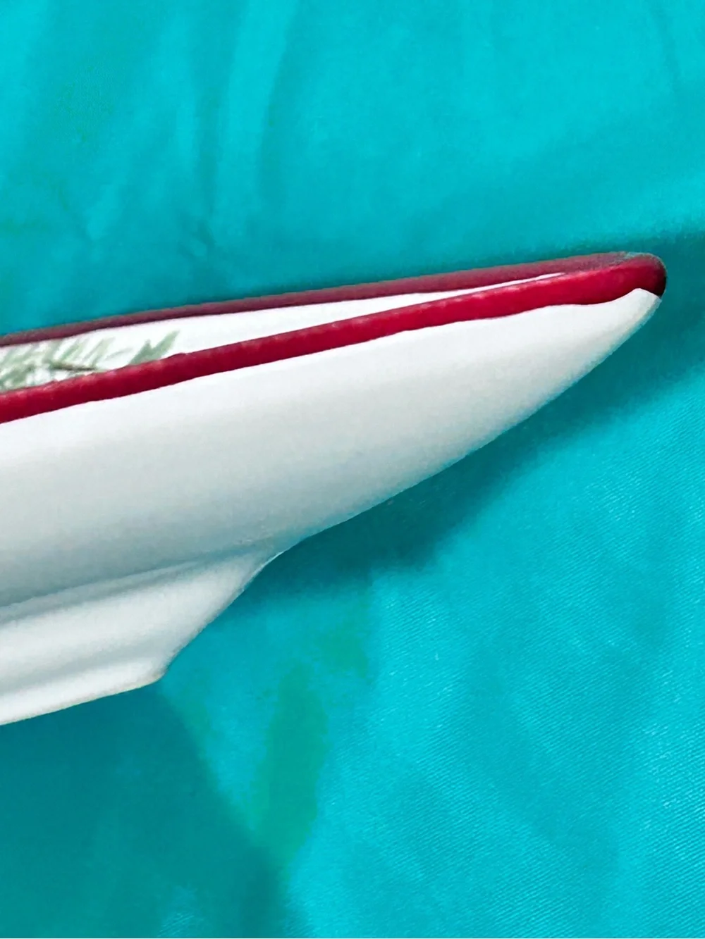 North Pole Trading Co Holly Berry Cardinal Ceramic Serving Platter Tray 14x8 NEW